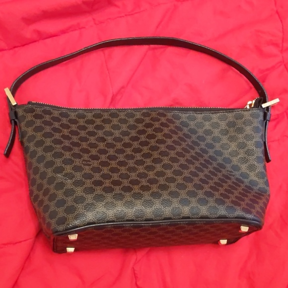 Celine Handbags - Celine Purse in black and brown small size.